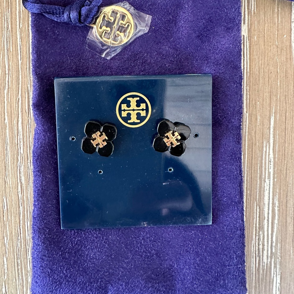 Tory Burch NWT Babylon Resin earrings